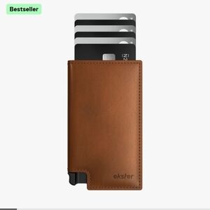EKSTER Parliament Wallet -Caramel  Leather Slim Wallet for Men